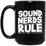 Sound Nerds Rule Ceramic Home or Stainless Steel Travel Mug