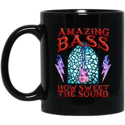 Amazing Bass (Guitar) How Sweet The Sound Ceramic Home or Stainless Steel Travel Mug