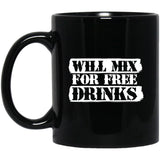 Will Mix For Free Drinks Ceramic Home or Stainless Steel Travel Mug