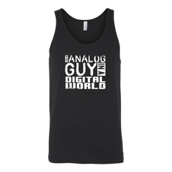 Just An Analog Guy In A Digital World Tank Top