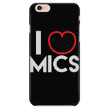 I (Cardioid) Heart Mics - iPhone Android Case