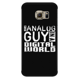 Just An Analog Guy In A Digital World iPhone Android Cell Phone Case