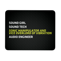 Sonic Manipulator and Vice Overlord of Vibration Mouse Pad (Guy and Girl Versions)