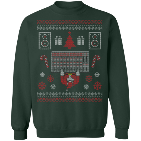 Santa Mixing Audio Ugly Christmas "Sweater""