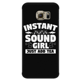 Instant Sound Girl - Just Add Tea iPhone Android Cell Phone Case