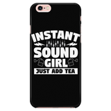 Instant Sound Girl - Just Add Tea iPhone Android Cell Phone Case