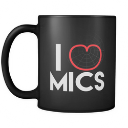 I Love Mics (Cardioid) Coffee Mug