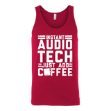 Instant Audio Tech Just Add Coffee Tank Top