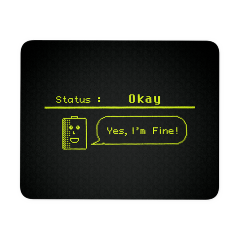 Status: Okay - Digital Console Battery Indicator Mouse Pad