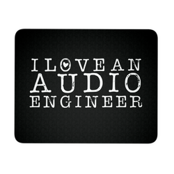 I Love An Audio Engineer Mouse Pad