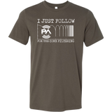 I Just Follow PA of the Day for the Comb Filtering Short Sleeve T-Shirt