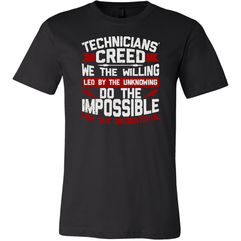Technicians' Creed Short Sleeve T-Shirt