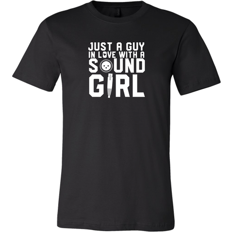 Just A Guy In Love With A Sound Girl Short Sleeve T-Shirt