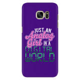 Just An Analog Girl In A Digital World iPhone Android Cell Phone Case