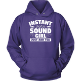 Instant Sound Girl - Just Add Tea Hoodie