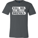 Will Mix For Free Drinks Short Sleeve T-Shirt