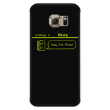 Status: Okay - Digital Console Battery Indicator iPhone Android Cell Phone Case