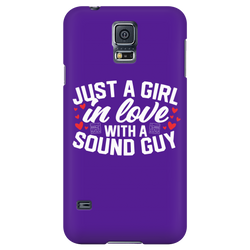 Just A Girl In Love With A Sound Guy iPhone Android Phone Case