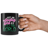 Just An Analog Girl In A Digital World Coffee Mug