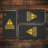 Caution: Ear Protection Required iPhone Cell Phone Case