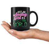 Just An Analog Girl In A Digital World Coffee Mug