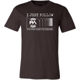 I Just Follow PA of the Day for the Comb Filtering Short Sleeve T-Shirt