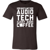 Instant Audio Tech Just Add Coffee Short Sleeve Shirt