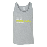 Sonic Manipulator and Vice Overlord of Vibration (Sound Girl) Tank Top