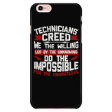 Technicians' Creed Apple iPhone Phone Case