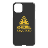 Caution: Ear Protection Required iPhone Cell Phone Case